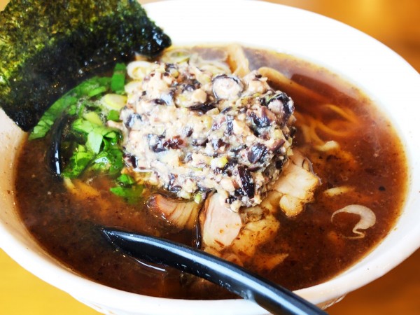 「黒豆納豆醬そば」@ラーメン浜ねっこの写真