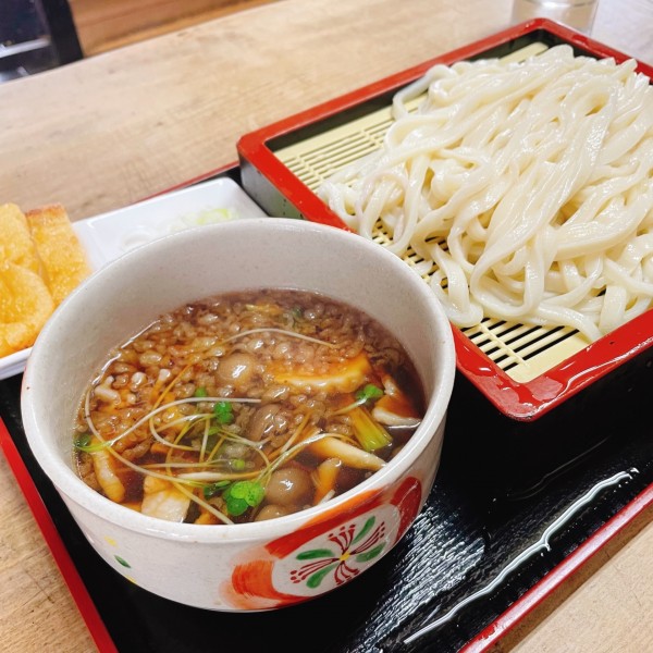 「肉汁うどん 1枚 600円」@美むら庵の写真