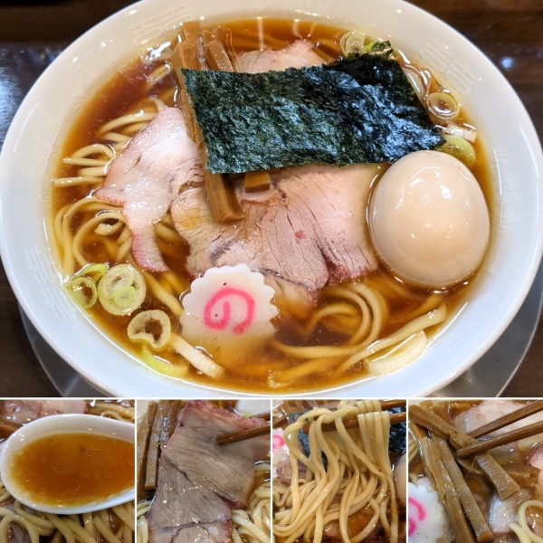 「東京醤油ラーメン＋味玉＝970円」@自家製麺 うるちの写真