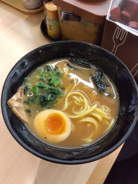 「横浜家系ラーメン」@はま寿司 水戸内原店の写真
