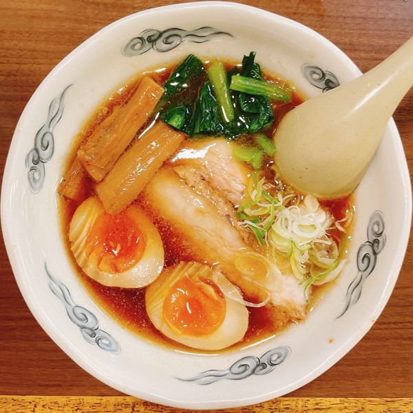 「トンそば＋味玉」@中華そば 瀧井の写真