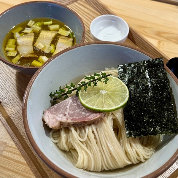 「昆布水つけ麺 塩」@KUMAGAYA RAMEN STANDの写真