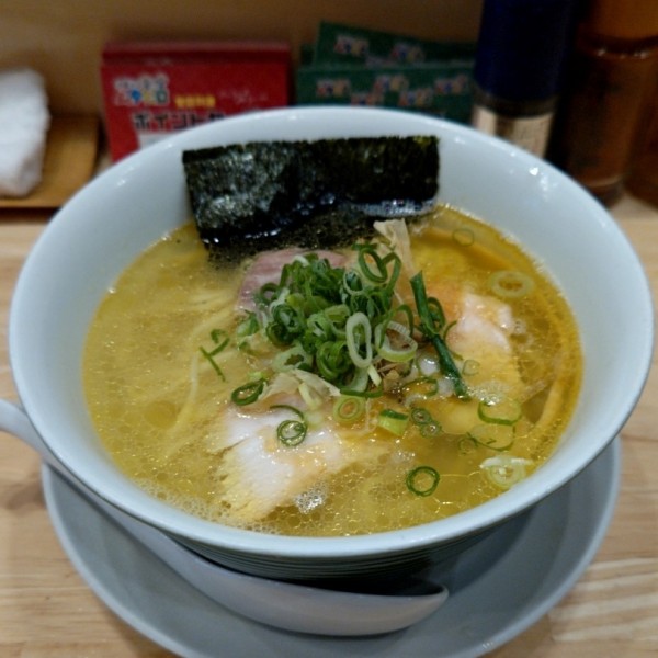 「塩鶏そば  (大盛)」@鶏そばムタヒロの写真