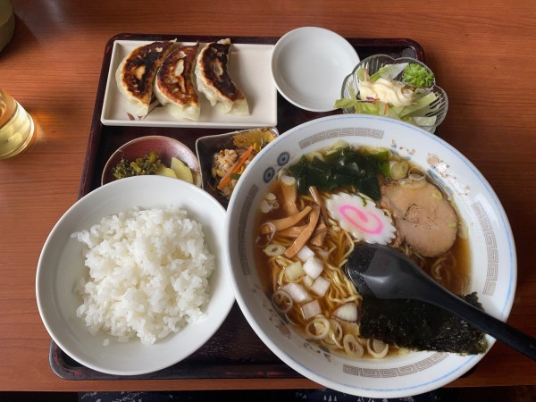 「焼き餃子セット」@食堂拓美の写真