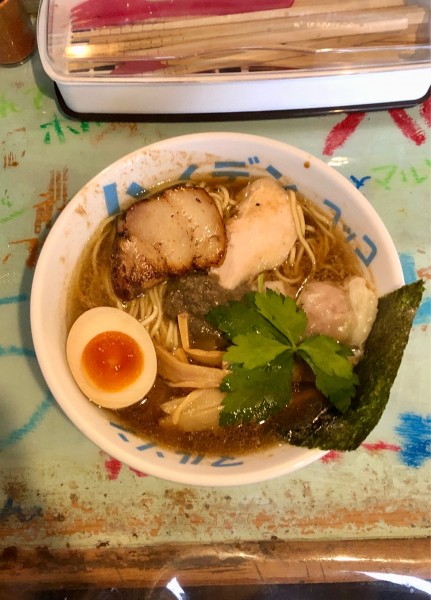 「渡り蟹と甘海老の中華そば大盛（1000）」@ハイデン.コッコFACTORYサマンサ・タマサの写真