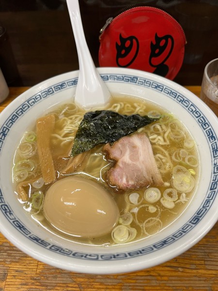 「塩味玉そば」@中華そば・つけめん 甲斐の写真