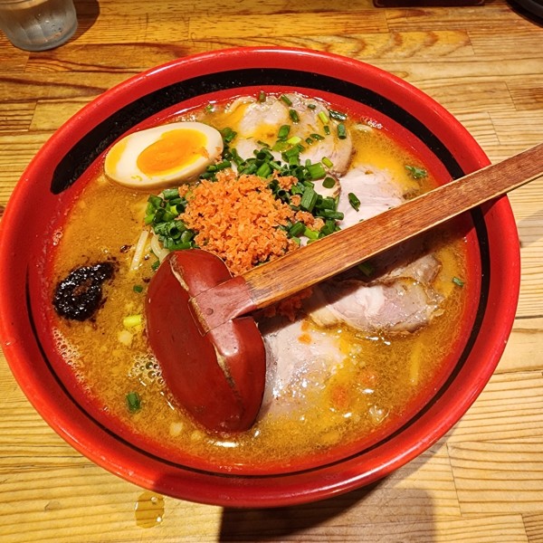 「そのまま・えびみそ＋大盛り＋チャーシュー」@えびそば一幻 総本店の写真