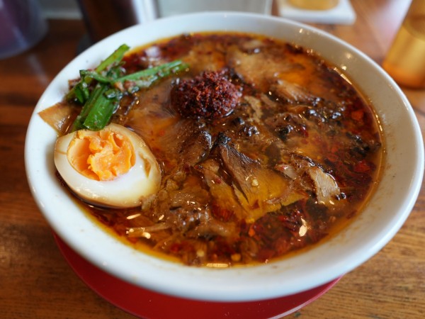 「焼豚ラーメン 大辛」@焼豚ラーメン 三條 葛飾店の写真