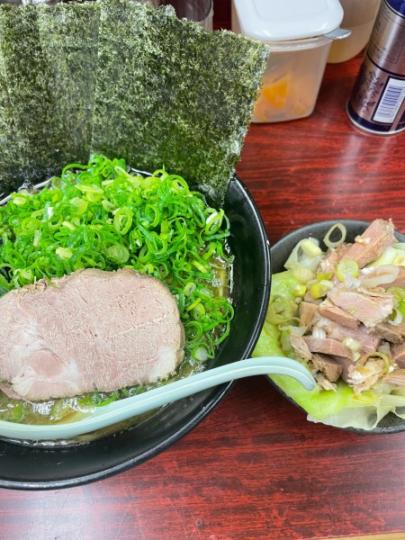 「らーめん　キャベチャー」@横浜ラーメン武蔵家 菊名店の写真