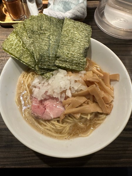 「濃厚魚介豚骨ラーメン　海苔トッピング」@麺屋 ほたるの写真