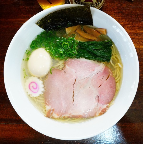 「【限定】貝だしラーメン＋味玉＋ビール中瓶」@麺処 むら井の写真