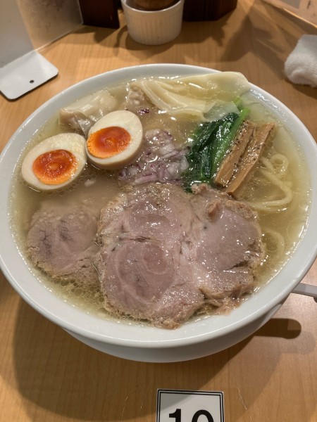 「特製中華そば（塩）」@中華そば 千乃鶏の写真