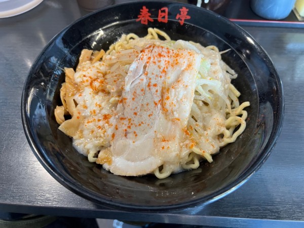 「鷄豚油そば」@油そば 春日亭 神田店の写真