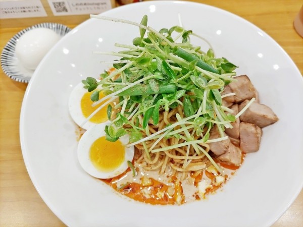 「辛くるみ＋塩たまご」@しののめヌードルの写真