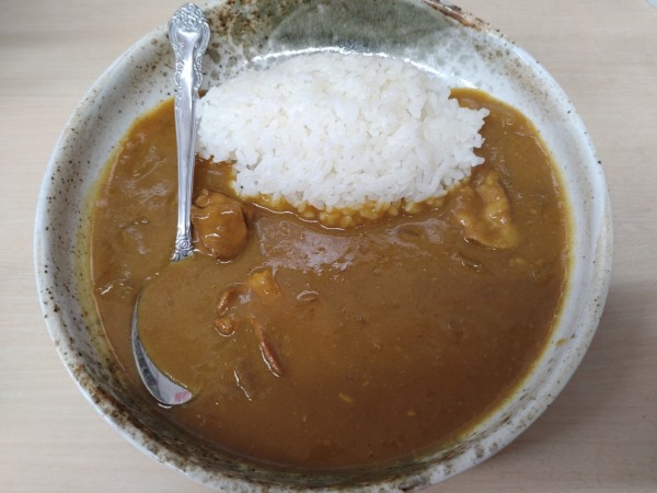 「比内カレーライス　４５０円」@雑賀屋の写真