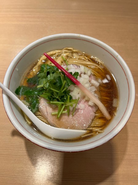 「煮干しそば　大盛り」@中華そば たかばんの写真