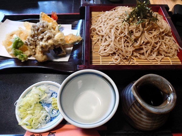 「天ざるそば」@本格手打そば 本家 原の写真