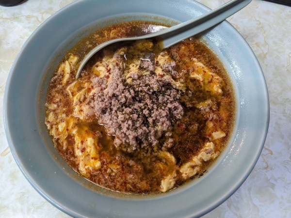 「山椒タンタンメン」@元祖ニュータンタンメン本舗イソゲン 武蔵小杉店の写真