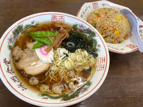 「Aセット（半チャーハン・城西ラーメン）1,000円」@城西ラーメンの写真