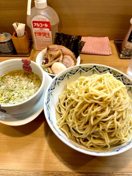 「粟國の塩つけ麺【TP】特製A、大盛」@中華そば 多賀野の写真