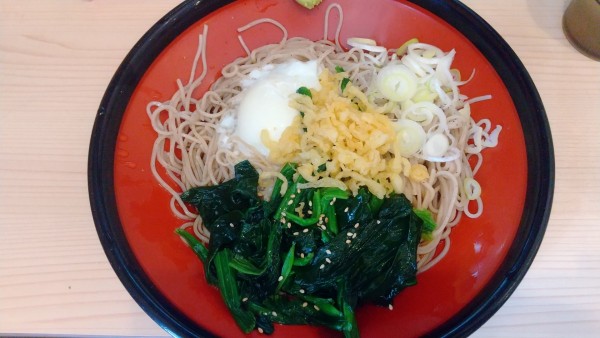 「冷し朝そば(¥400)」@そばの神田 東一屋 名掛丁店の写真