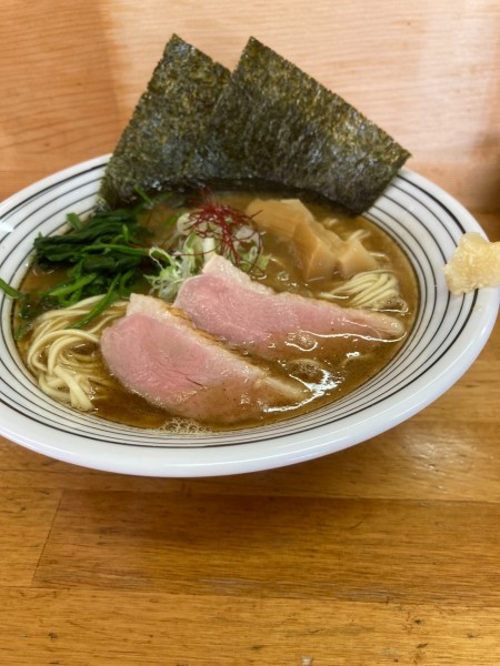「鴨白湯ラーメン」@鴨らぁめん めんに金棒の写真