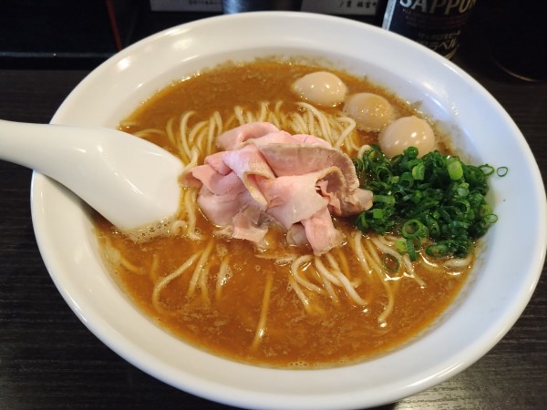 「オマール海老蕎麦(¥1100)＋辛子明太の和え玉(¥400)」@灰汁中華 丿貫 福富町本店の写真