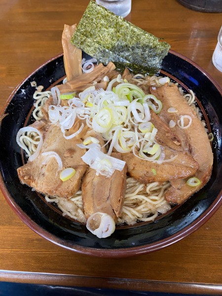 「こってりチャーシューメン➕大盛1100円➕麺固め」@麺屋 大原の写真