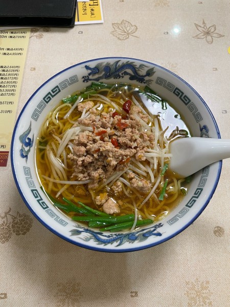 「台湾ラーメン(748円)」@大武飯店の写真