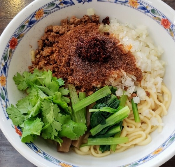 「担々麺(汁なし)追い飯付き 900円」@キッチン ヤンの写真