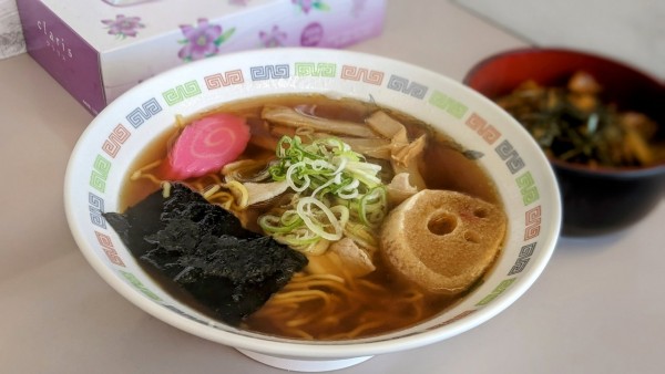 「醤油ラーメン＋ミニ豚丼（500円＋320円）」@コンビニ＆ランチ マスコの写真