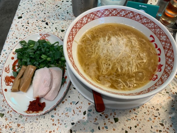 「京都産九条葱の熟成こってりとろとろ鶏そば」@フーフー飯店の写真