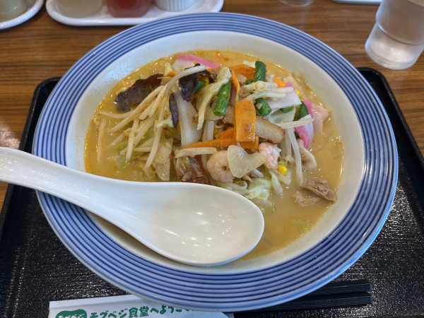 「ピリカラちゃんぽん」@長崎ちゃんぽん リンガーハット 埼玉和光店の写真