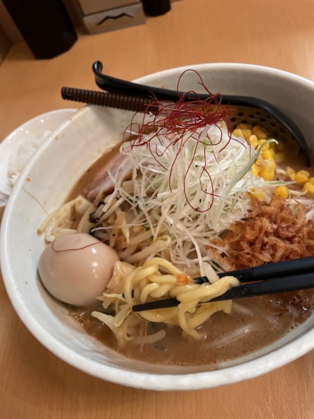 「【限定】海老味噌らーめん」@ぼっけもんの写真