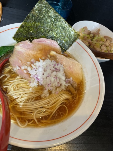 「【限定】戻りカツオ節の中華」@らぁ麺すみれ堂の写真