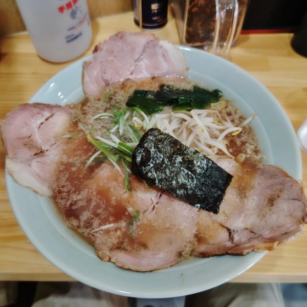「ハーフチャーシュー(900円)」@ラーメン一二三の写真