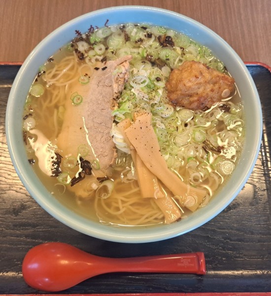 「サバだしラーメン900円」@食堂きかくの写真