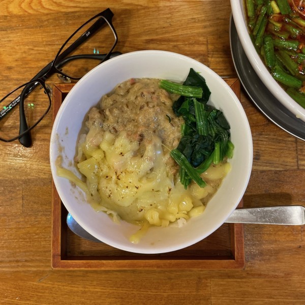 「グリーンカレー丼（小）」@NOODLE BOWL MAZEの写真