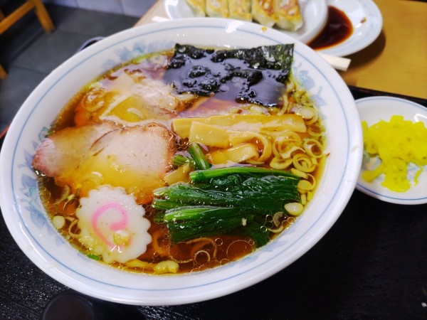 「ラーメン 750円」@手打ちラーメン 英の写真