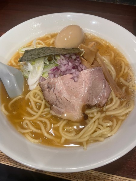 「こってりラーメン（大盛）+味玉」@大勝軒まるいち 渋谷店の写真