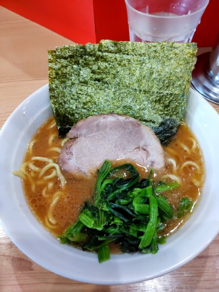 「ラーメン＋のり、ほうれん草」@漢ラーメン 室の写真