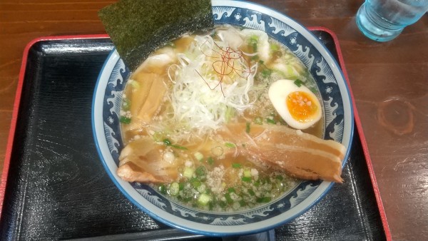 「海老わんたんめん塩900円」@紺のれん 鳥取北店の写真