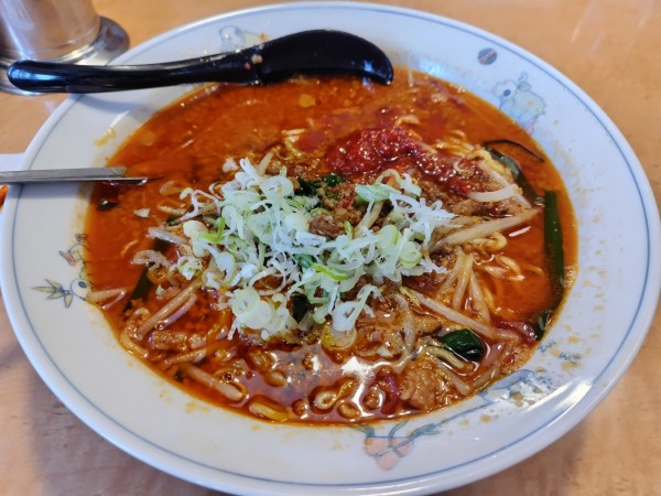 「台湾ラーメン　＋特製豆板醤：無料」@テンホウ 松本渚店の写真