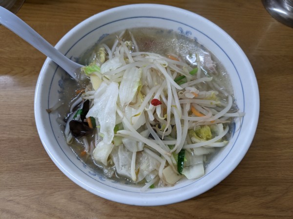 「野菜タンメン:550円」@福しん 上野駅前店の写真