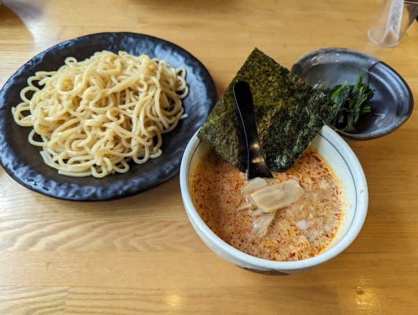 「辛味噌　つけ麺」@つけ麺 ががちゃい 中山店の写真