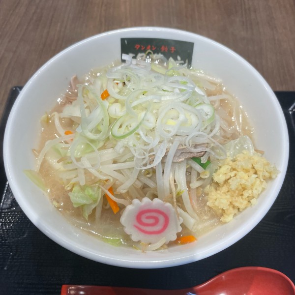 「濃厚タンメン+チャーハン+からあげ5個」@湯菜坊の写真