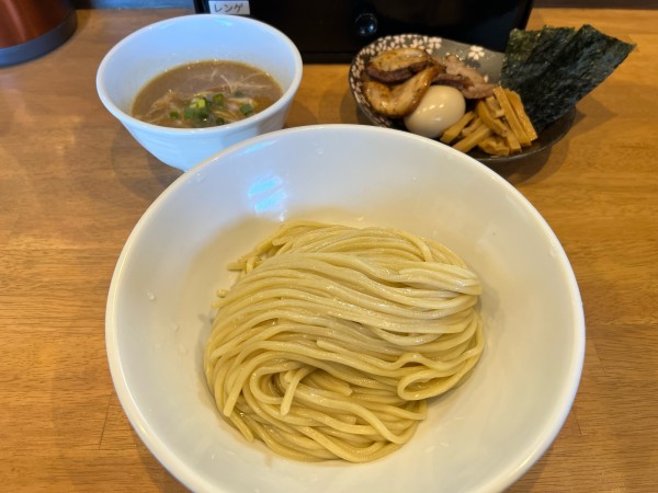 「濃厚鶏魚介つけ麺」@麺処 湯咲の写真