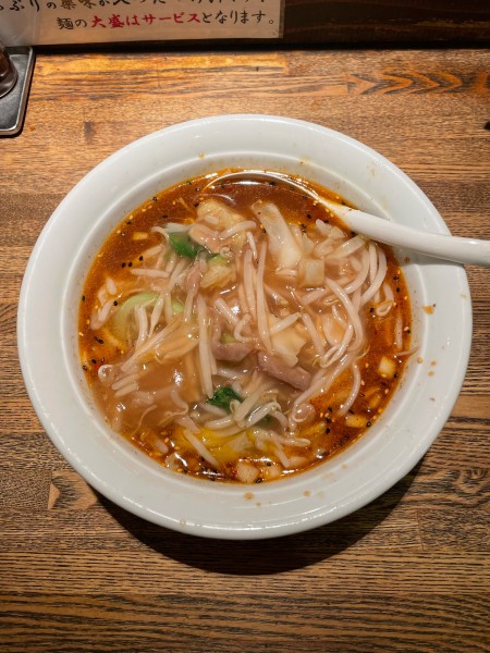 「辛口サンマー麺(820円)」@中原亭の写真