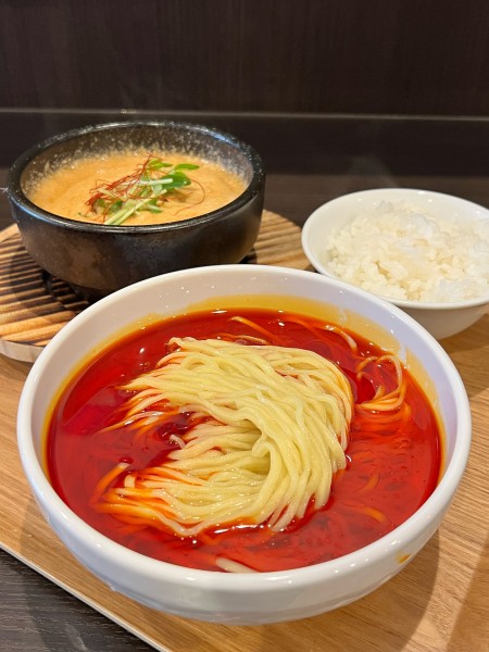 「担々つけ麺」@担々麺 威風堂々の写真