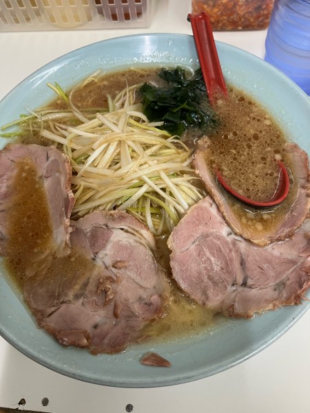 「ネギチャーシュー中」@◯つばき食堂の写真